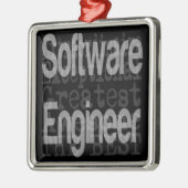 Software engineer extraordinaire metalen ornament (Links)