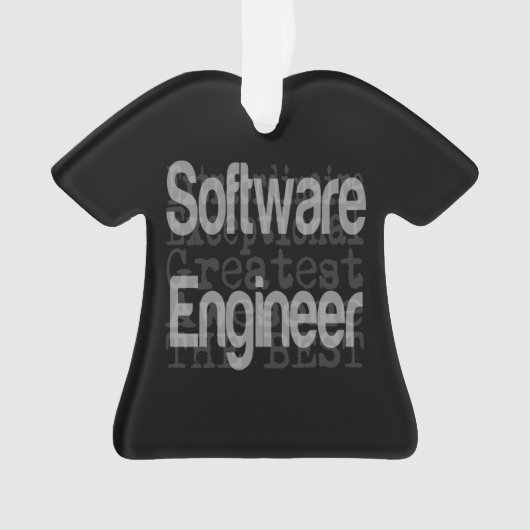 Software engineer extraordinaire ornament (voorkant)