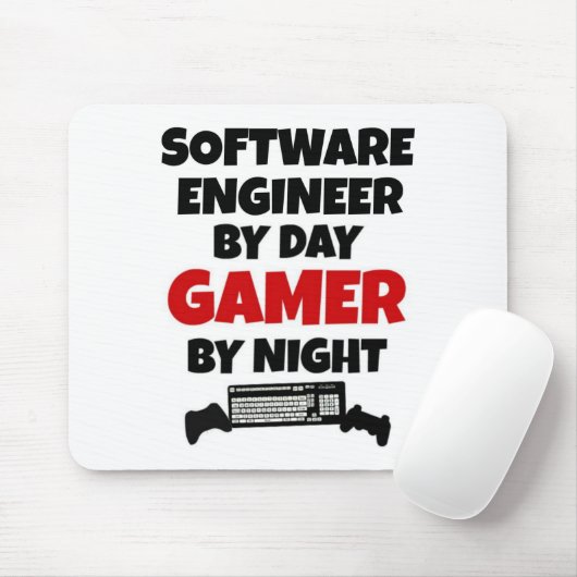 Software Engineer Gamer Muismat (Met muis)