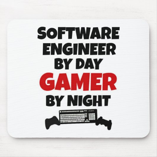 Software Engineer Gamer Muismat (Voorkant)