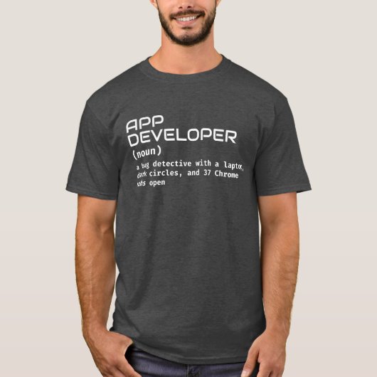 Software Engineer - Grappige App-ontwikkelaar T-shirt (Voorkant)
