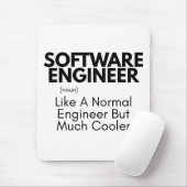 Software Engineer, grappige techniek Muismat (Met muis)
