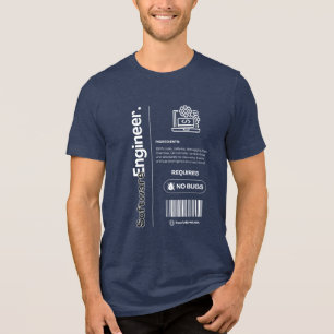 Software Engineer – Grappige Werkhumor, Kantoor Ca Tri-Blend Shirt