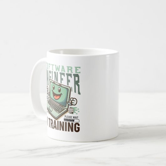 Software engineer in opleiding koffiemok (Voorkant links)