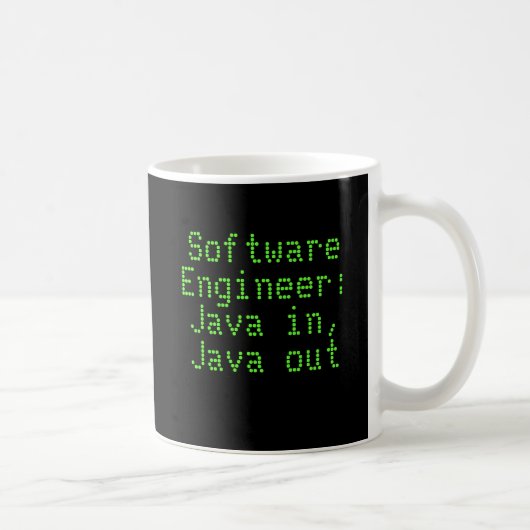 Software engineer: Java in Java uit Koffiemok (Rechts)