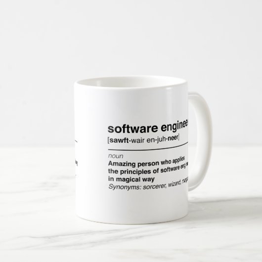 Software engineer koffiemok (Voorkant rechts)