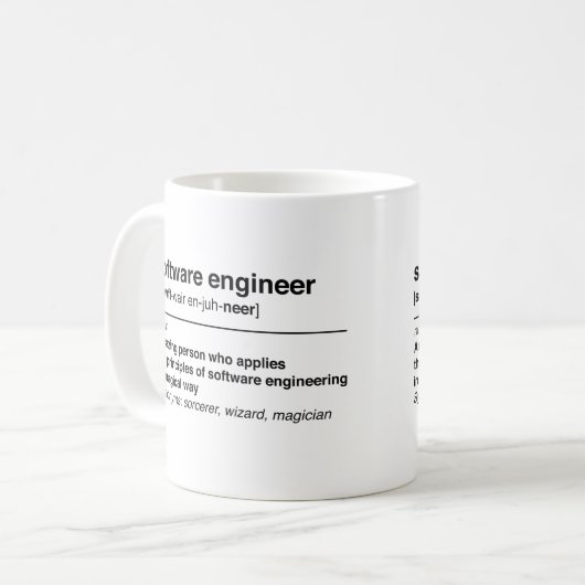 Software engineer koffiemok (Voorkant links)