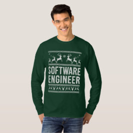 Software Engineer Lelijke Kersttrui T-shirt