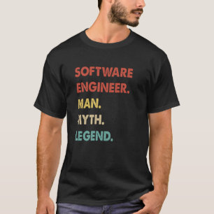 Software Engineer Man Mythe Legende 1 T-shirt