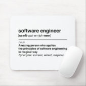 Software engineer muismat (Met muis)