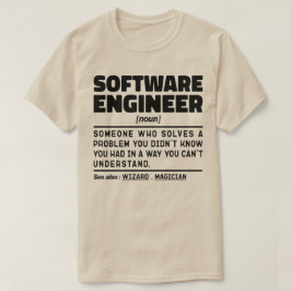 Software Engineer Noun Computer Geek Coding Lover T-shirt