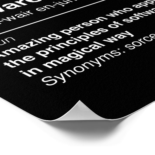 Software engineer poster (Hoek)