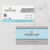 Software Engineer professioneel visitekaartje (Voorkant / Achterkant)