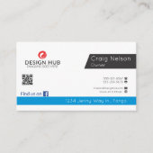 Software Engineer professioneel visitekaartje (Voorkant)