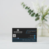 Software Engineer professioneel visitekaartje (Staand voorkant)