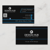 Software Engineer professioneel visitekaartje (Voorkant / Achterkant)