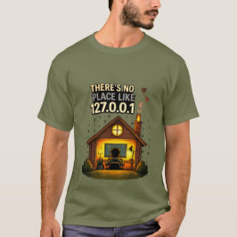 Software Engineer Thuis 127.0.0.1 T-Shirt