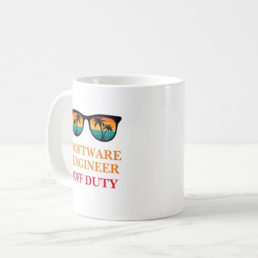 Software Engineer uit dienst Koffiemok (Voorkant links)