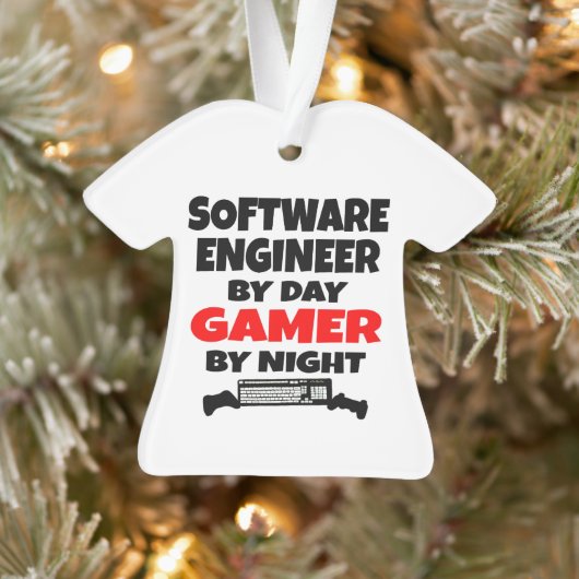 Software Engineer van Day Gamer by Night Ornament (Boom)