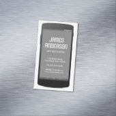 Software engineer van Mobile Phone App Engineer Magnetisch Visitekaartje (Voorbeeld)