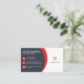 Software Engineer Visitekaartjes Creative Modern (Staand voorkant)