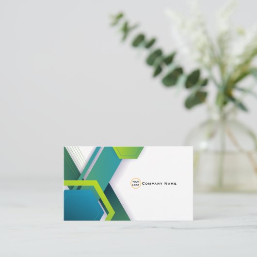 Software Engineer Visitekaartjes Green Modern (Staand voorkant)