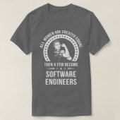 Software engineer voor vrouwelijke software engine t-shirt (Design voorkant)