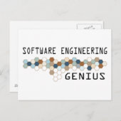 Software Engineering Genius Briefkaart (Voorkant / Achterkant)
