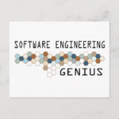 Software Engineering Genius Briefkaart (Voorkant)