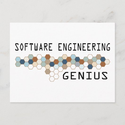 Software Engineering Genius Briefkaart (Voorkant)