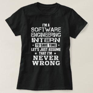 Software Engineering Intern T-shirt