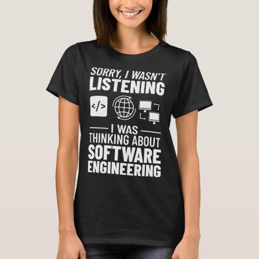 Software Engineering Manager Beginnersingenieur T-shirt (Voorkant)
