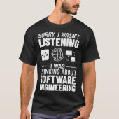 Software Engineering Manager beginnerstechnicus T-shirt (Voorkant)