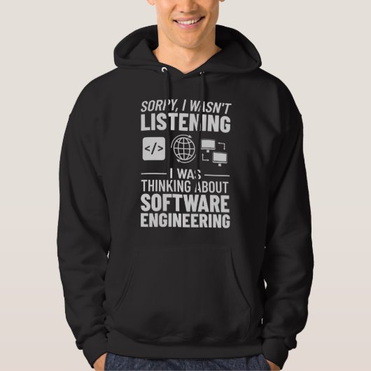 Software Engineering Manager Junior Ingenieur Hoodie (Voorkant)