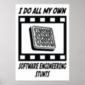 Software Engineering Stunts Poster (Voorkant)