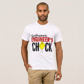 Software Engineer's Chick T-shirt (Voorkant volledig)