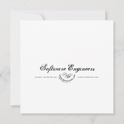 Software Engineers - Mini Print (Achterkant)