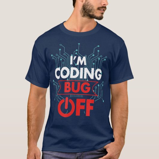 Software Ontwikkelaar Computer Programmer IM Codin T-shirt (Voorkant)