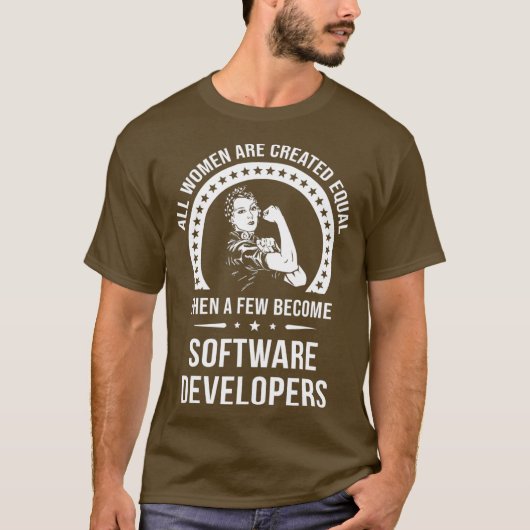 Software Ontwikkelaar voor Vrouwen Software T-shirt (Voorkant)