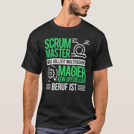Software Puppet Chefs Agile Scrum Master T-shirt (Voorkant)