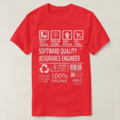 Software Quality Assurance Engineer MultiTasking C T-shirt (Design voorkant)