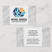 Software Robotica | AI Chip Tech Visitekaartje (Voorkant / Achterkant)