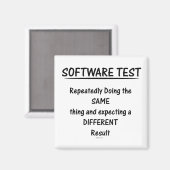 Software Test Magnet (Voorkant / Achterkant)