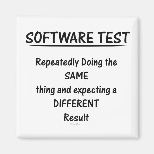 Software Test Magnet (Voorkant)