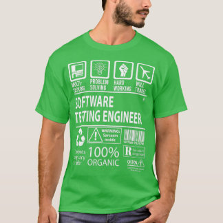 Software Testing Engineer Multitasking Taakverdeli T-shirt