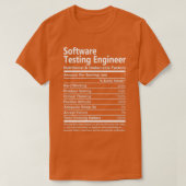 Software Testing Engineer Nutritional and Undeniab T-shirt (Design voorkant)