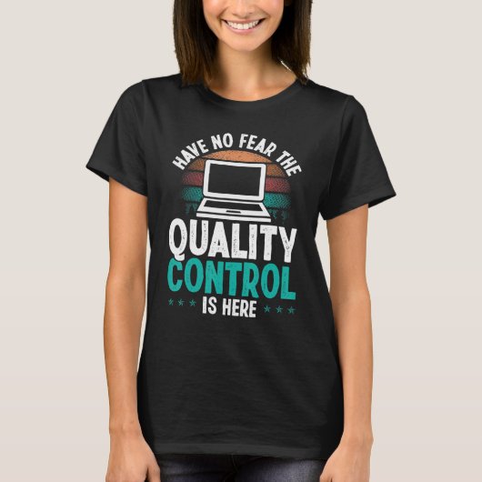 Software Testing Quality Assurance Code T-shirt (Voorkant)
