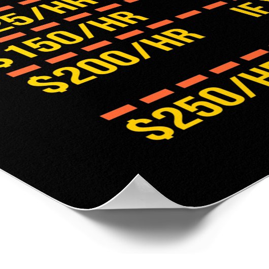 Software voor computerreparatie Geek Poster (Hoek)