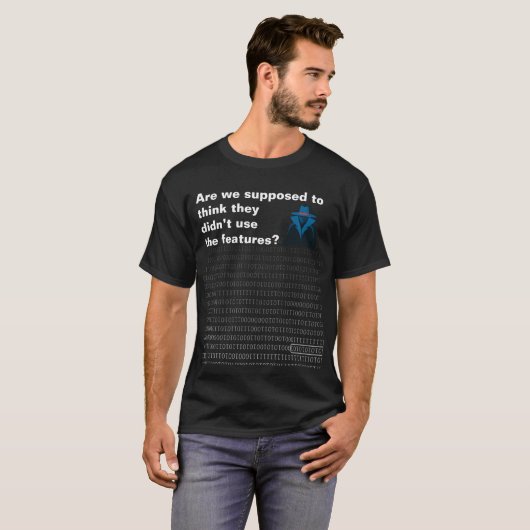 Softwarecomputerhacking T-shirt (Voorkant volledig)