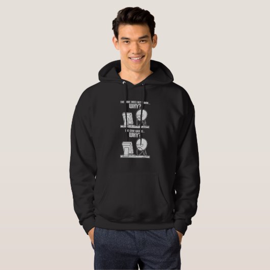 Softwareontwikkelaar Binaire Informatica Programm Hoodie (Voorkant volledig)